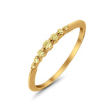 Thin Half Eternity Wedding Band Ring Round Simulated CZ 925 Sterling Silver