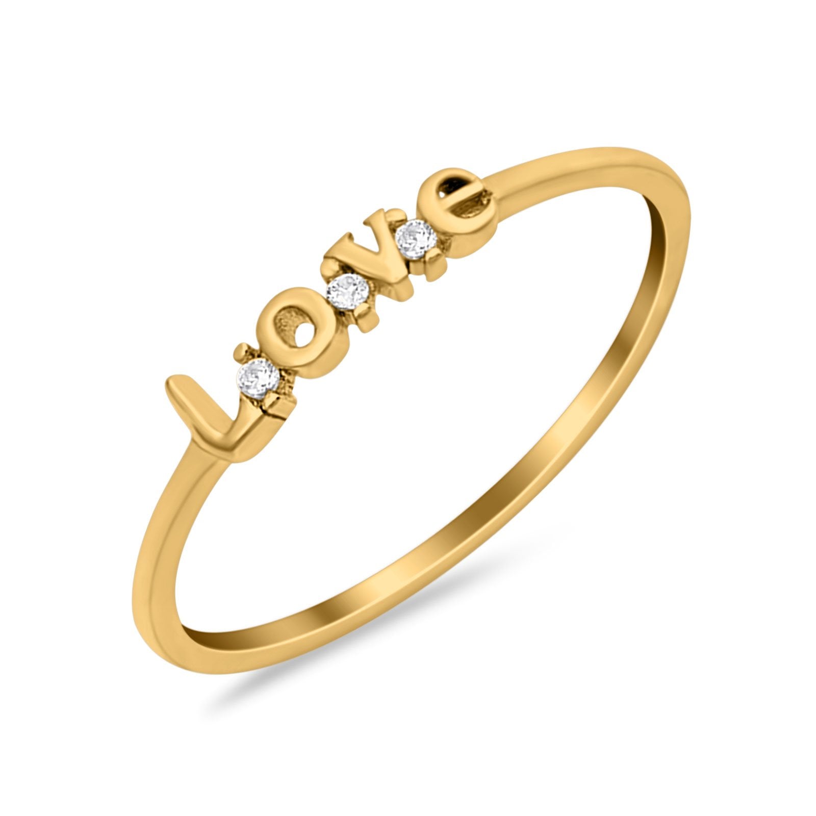 Love Band Ring Round Eternity Simulated Cubic Zirconia 925 Sterling Silver