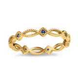 Eternity Style 3mm Wedding Band Ring Round Simulated Cubic Zirconia 925 Sterling Silver