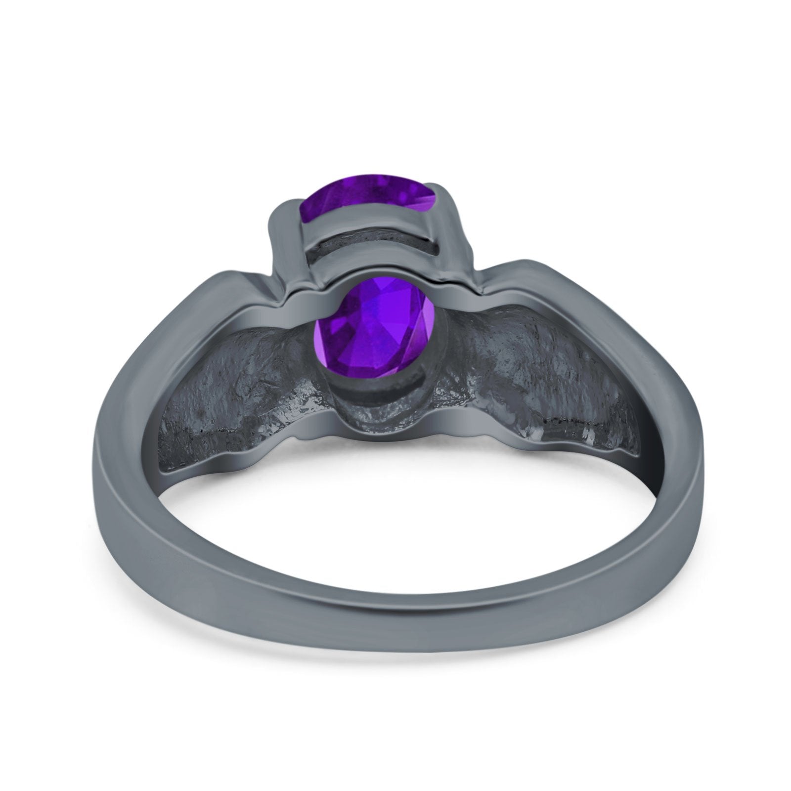 Three Stone Vintage Style Oval Art Deco Created White Opal Wedding Engagement Ring Simulated Cubic Zirconia 925 Sterling Silver