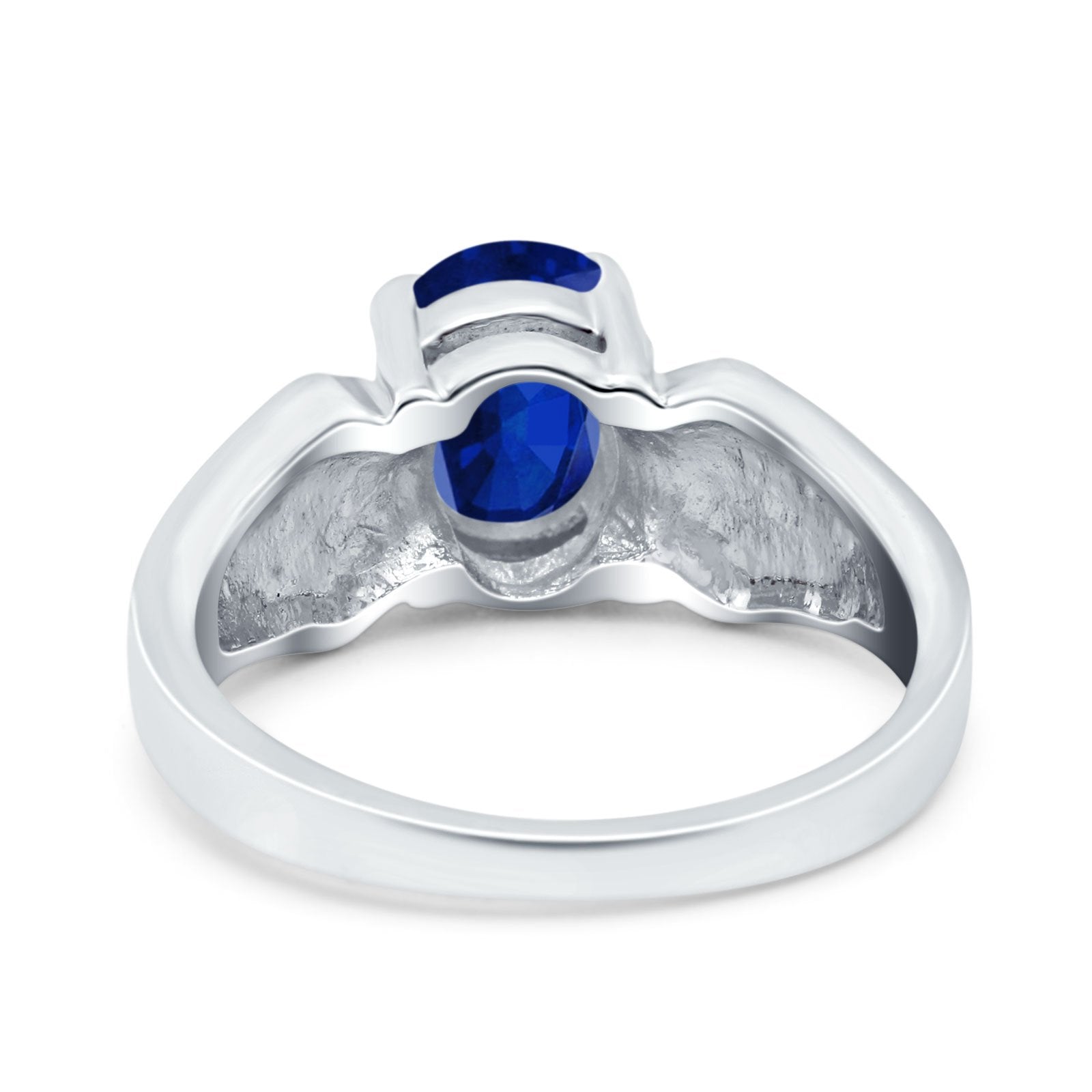 Three Stone Vintage Style Oval Art Deco Created White Opal Wedding Engagement Ring Simulated Cubic Zirconia 925 Sterling Silver