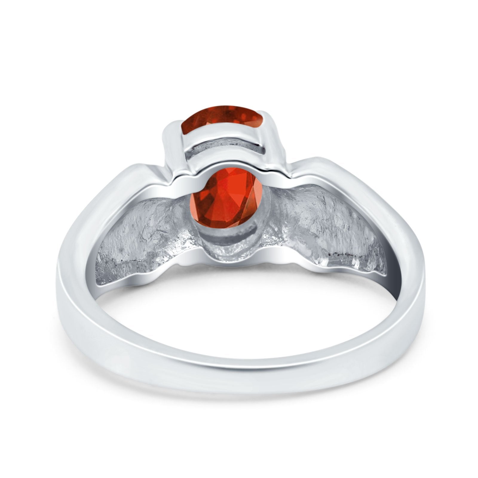 Three Stone Vintage Style Oval Art Deco Created White Opal Wedding Engagement Ring Simulated Cubic Zirconia 925 Sterling Silver