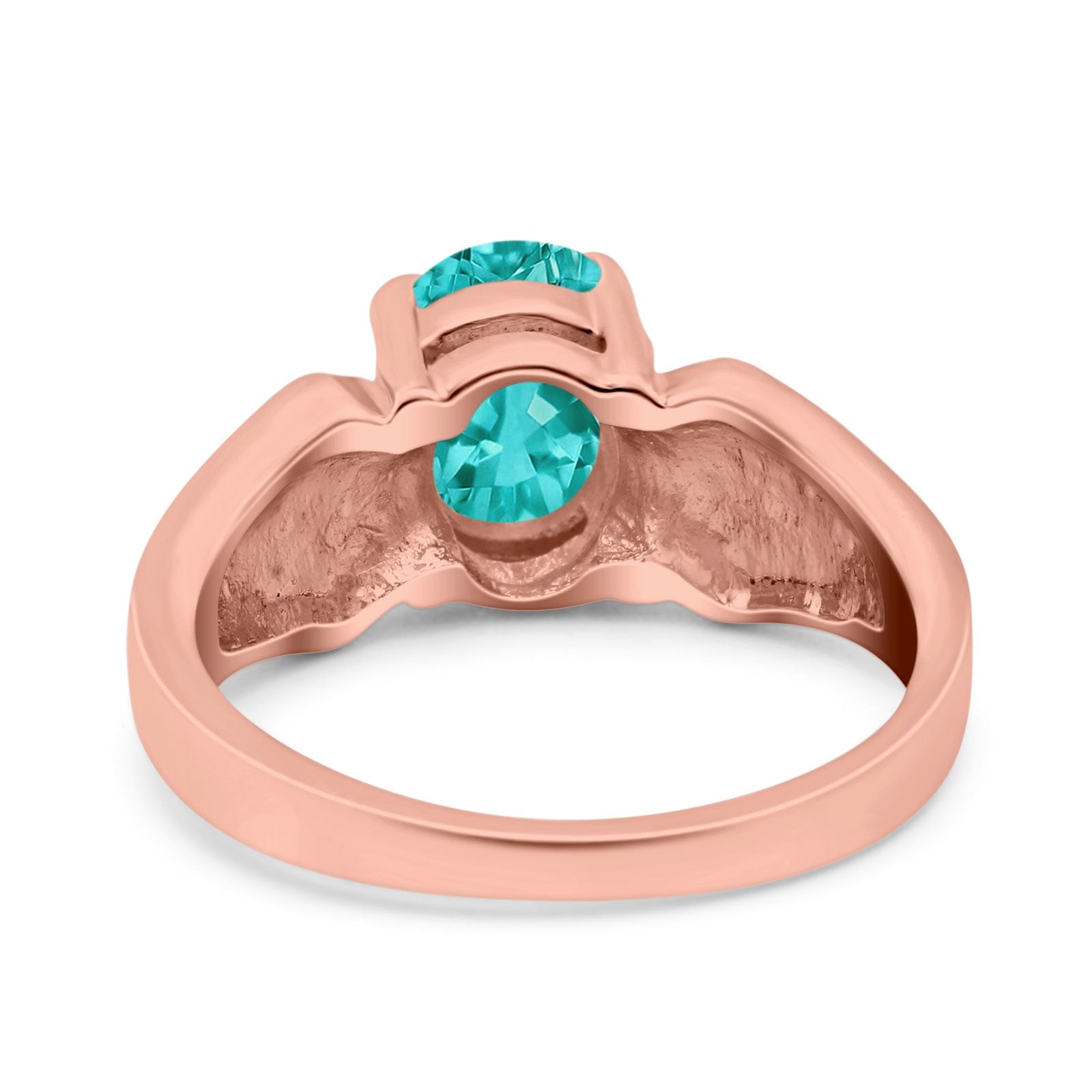 Three Stone Vintage Style Oval Art Deco Created White Opal Wedding Engagement Ring Simulated Cubic Zirconia 925 Sterling Silver