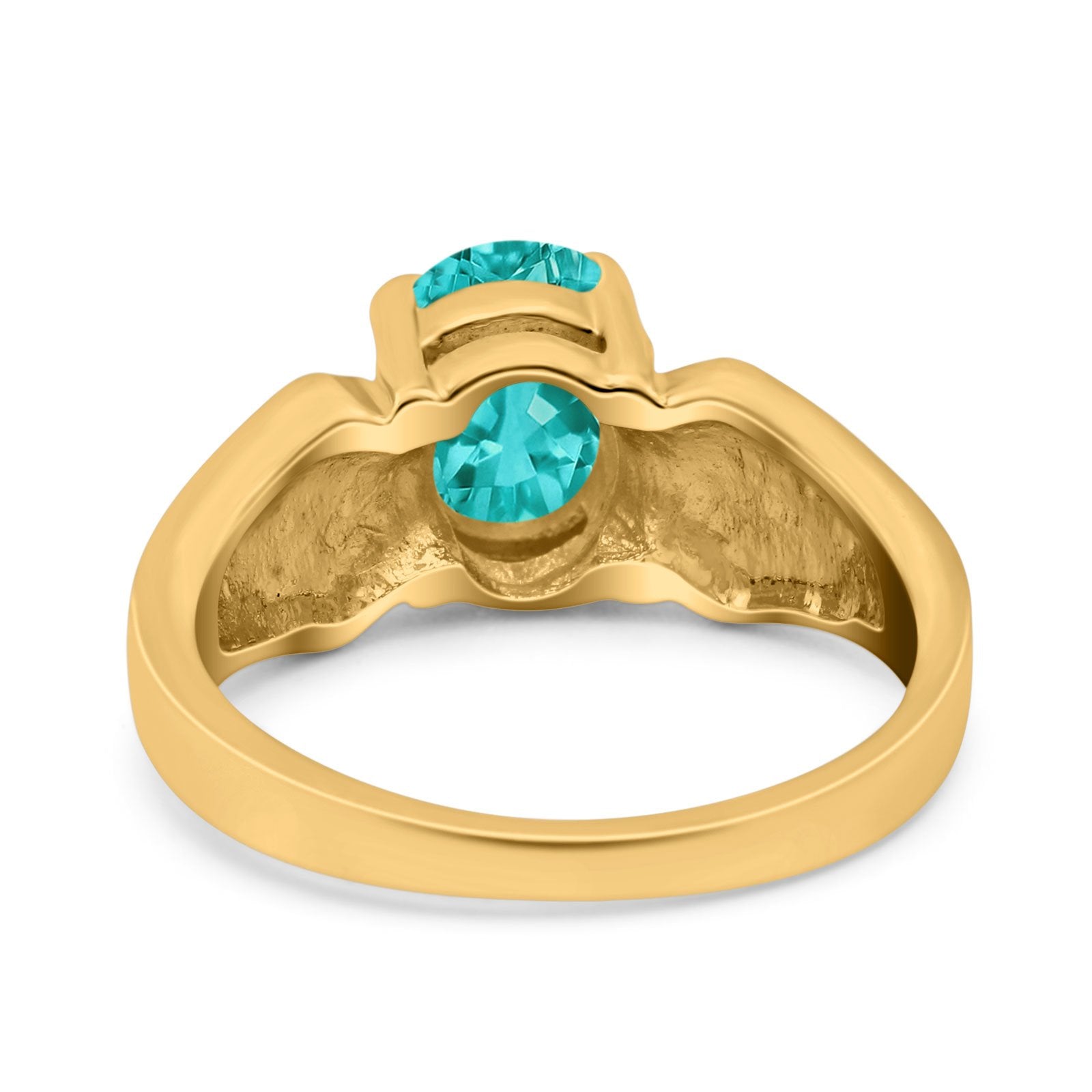 Three Stone Vintage Style Oval Art Deco Created White Opal Wedding Engagement Ring Simulated Cubic Zirconia 925 Sterling Silver