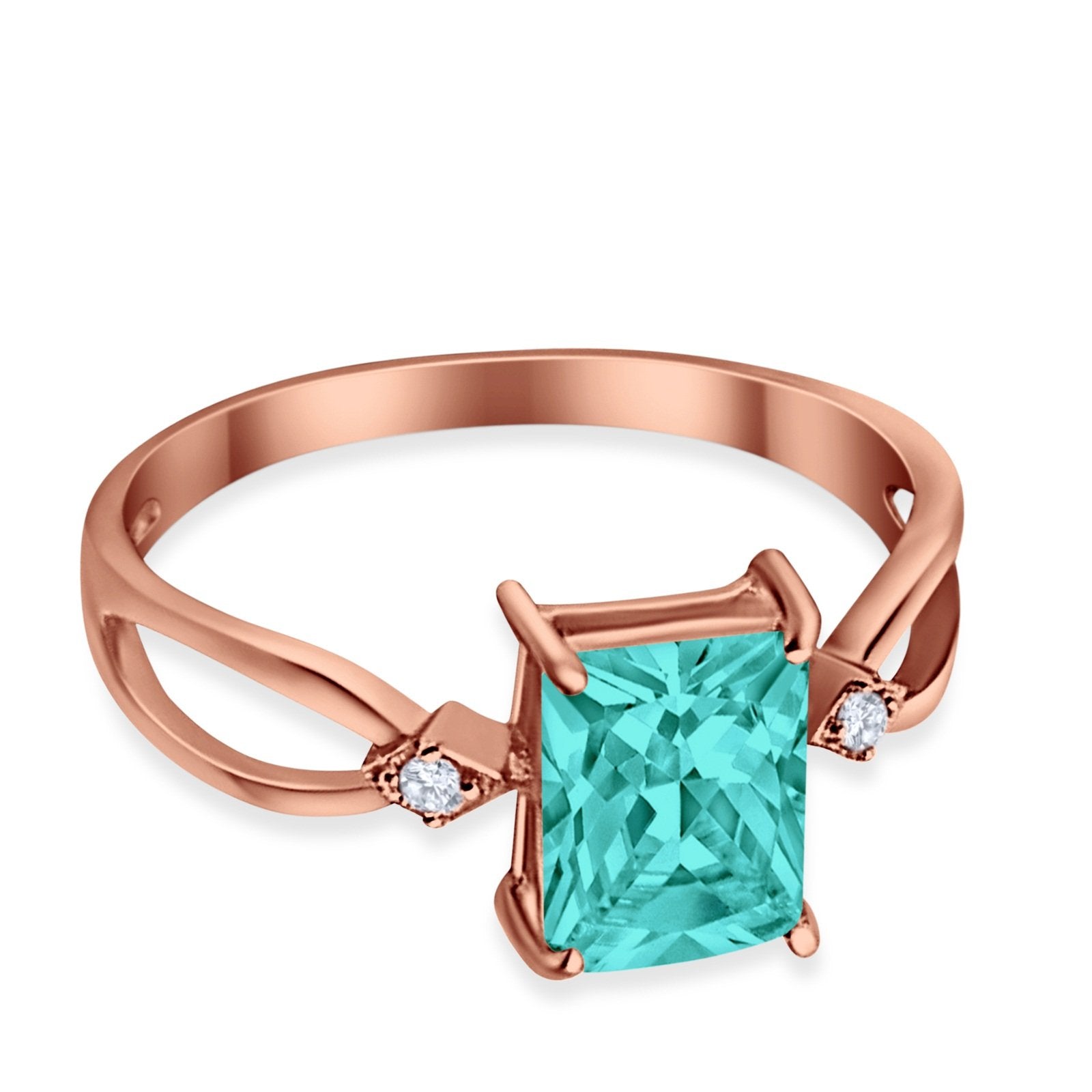 Halo Wedding Ring Baguette Round Simulated Cubic Zirconia 925 Sterling Silver