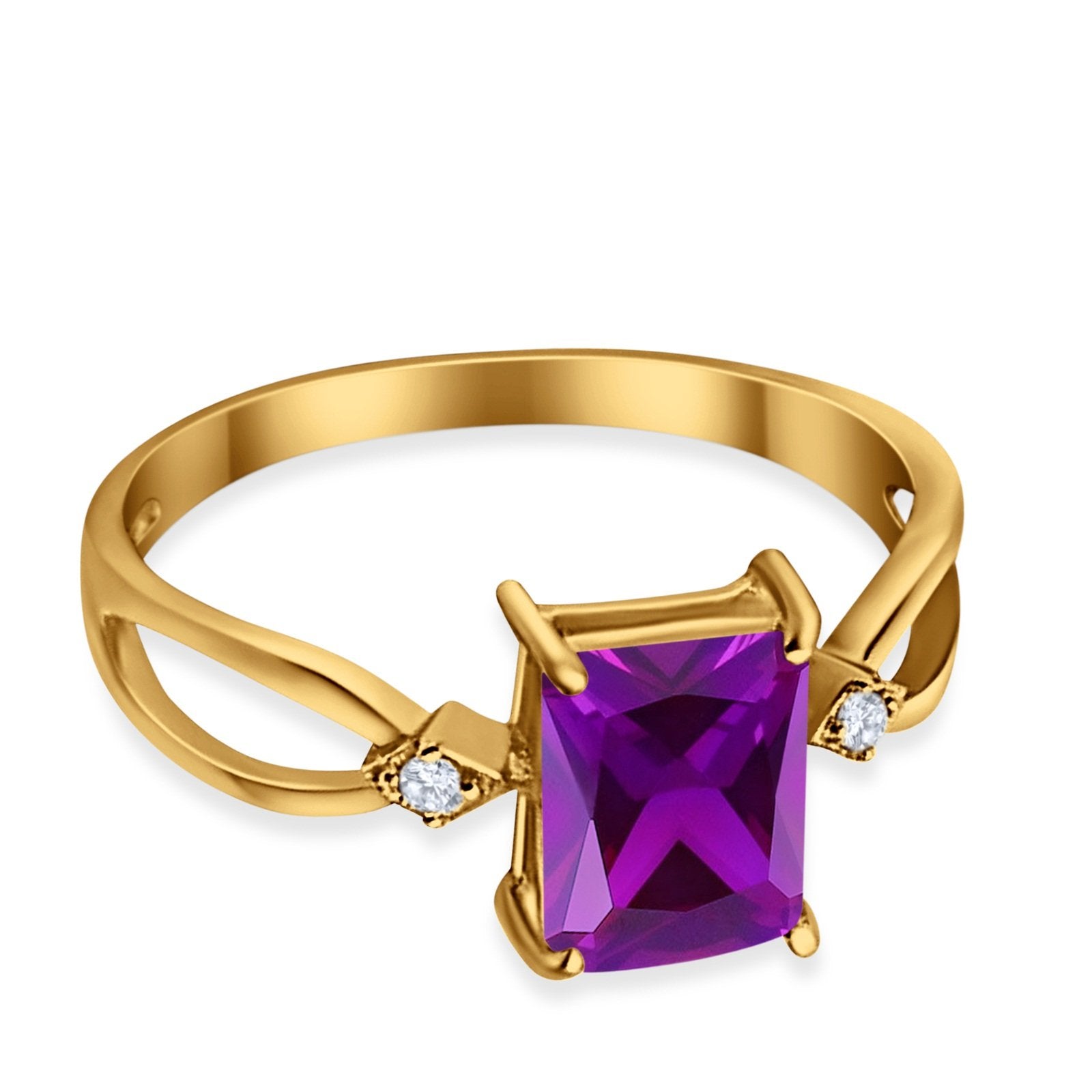 Halo Wedding Ring Baguette Round Simulated Cubic Zirconia 925 Sterling Silver