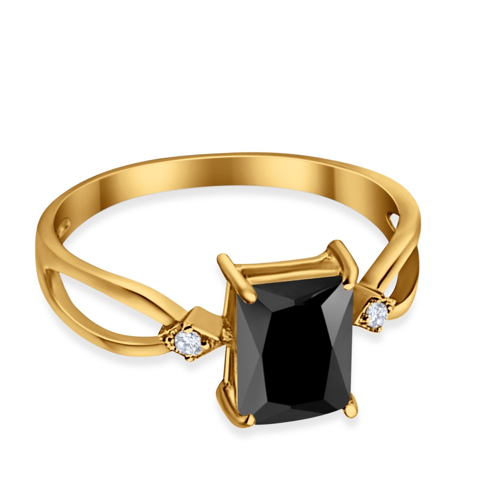 Halo Wedding Ring Baguette Round Simulated Cubic Zirconia 925 Sterling Silver