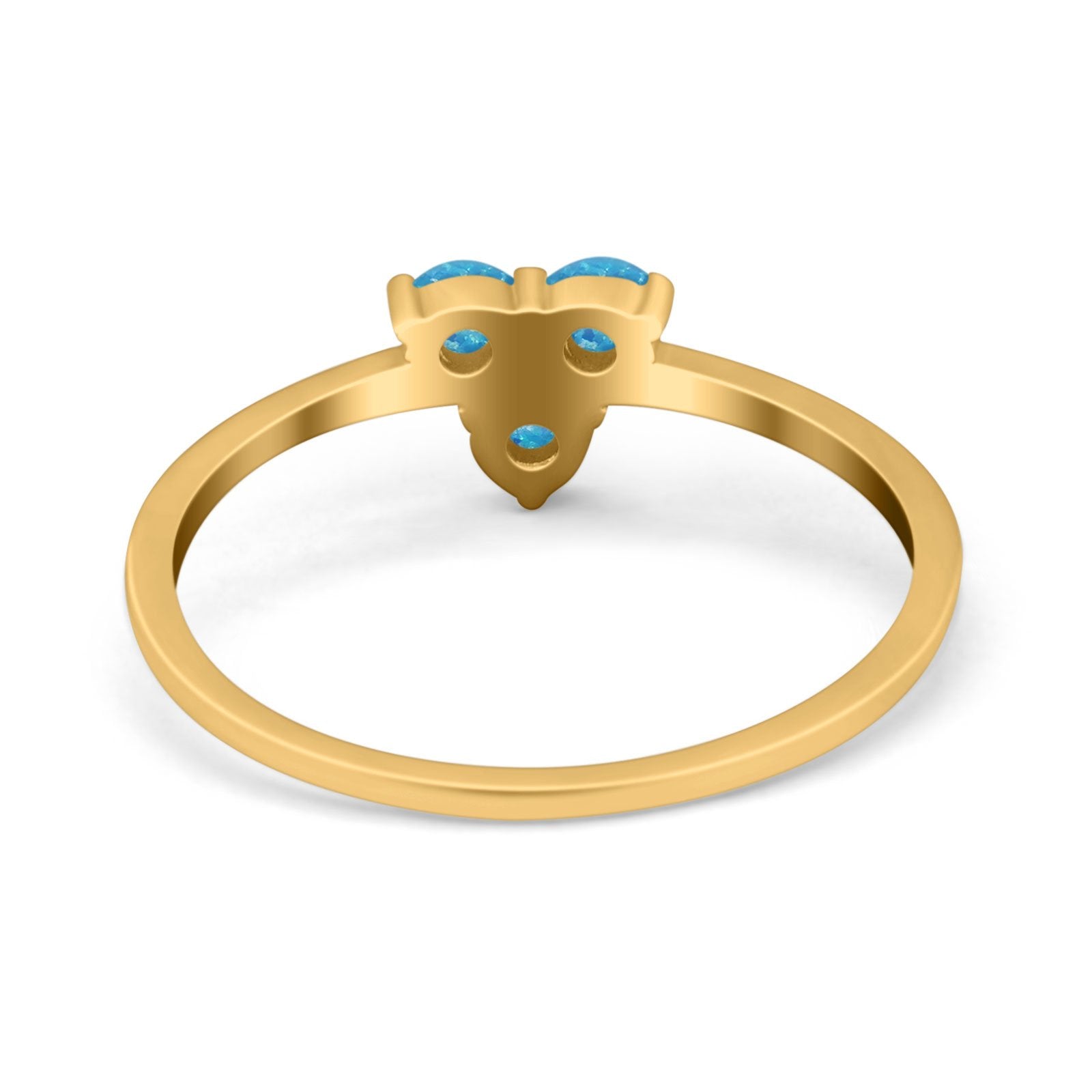 Fashion Thumb Ring Round Simulated Cubic Zirconia Opal 925 Sterling Silver