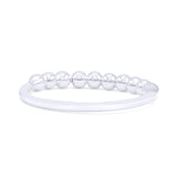 Vintage Beaded Bali Style Precious Fashion Statement Band Thumb Ring (2.5mm)