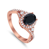 Halo Wedding Ring Simulated Cubic Zirconia 925 Sterling Silver