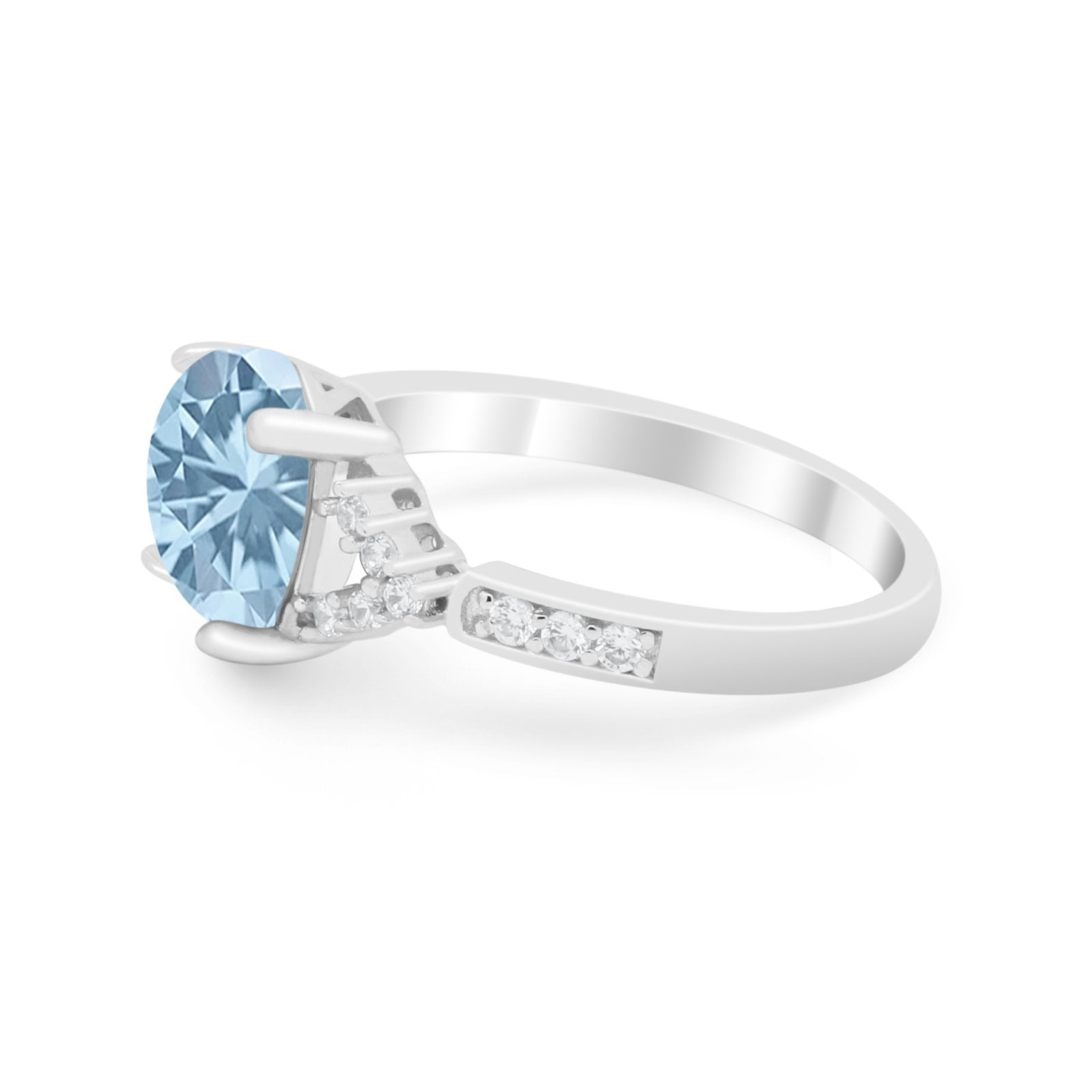 Art Deco Oval Wedding Ring Simulated Cubic Zirconia 925 Sterling Silver