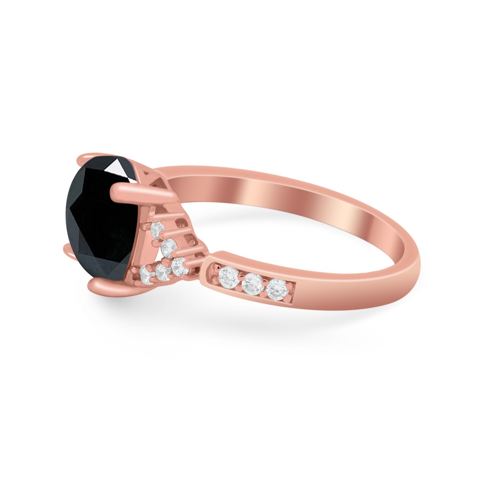 Art Deco Oval Wedding Ring Simulated Cubic Zirconia 925 Sterling Silver