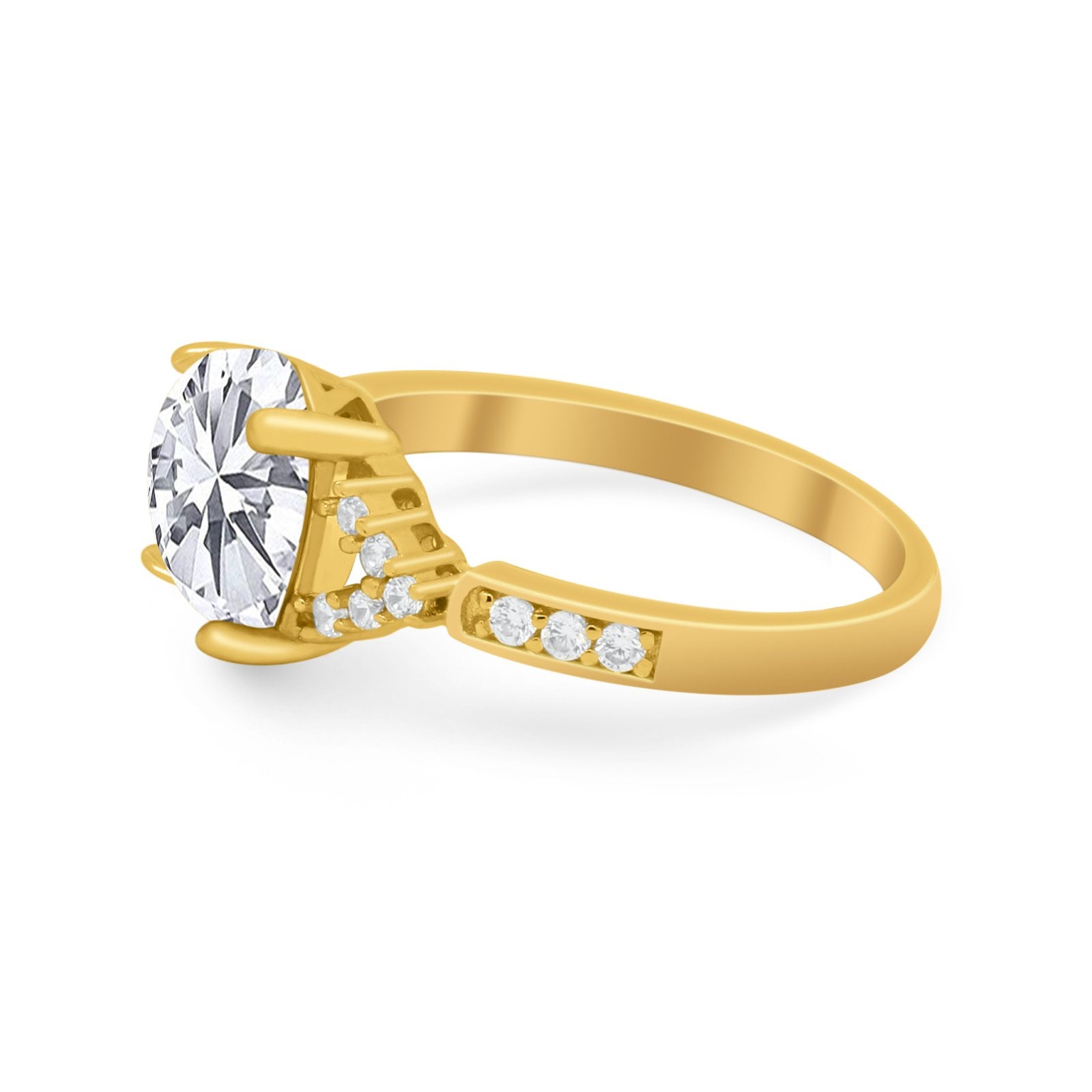 Art Deco Oval Wedding Ring Simulated Cubic Zirconia 925 Sterling Silver