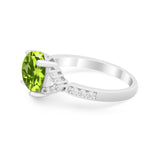 Art Deco Oval Wedding Ring Simulated Cubic Zirconia 925 Sterling Silver