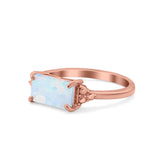 Sideways Fashion Ring Dainty Simulated Cubic Zirconia 925 Sterling Silver