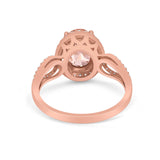 Halo Art Deco Engagement Ring Round Simulated Cubic Zirconia 925 Sterling Silver