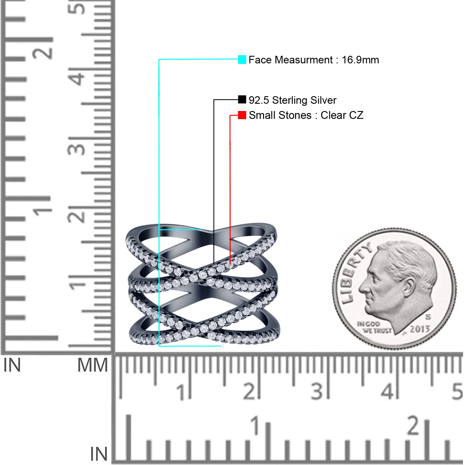 Crisscross Ring