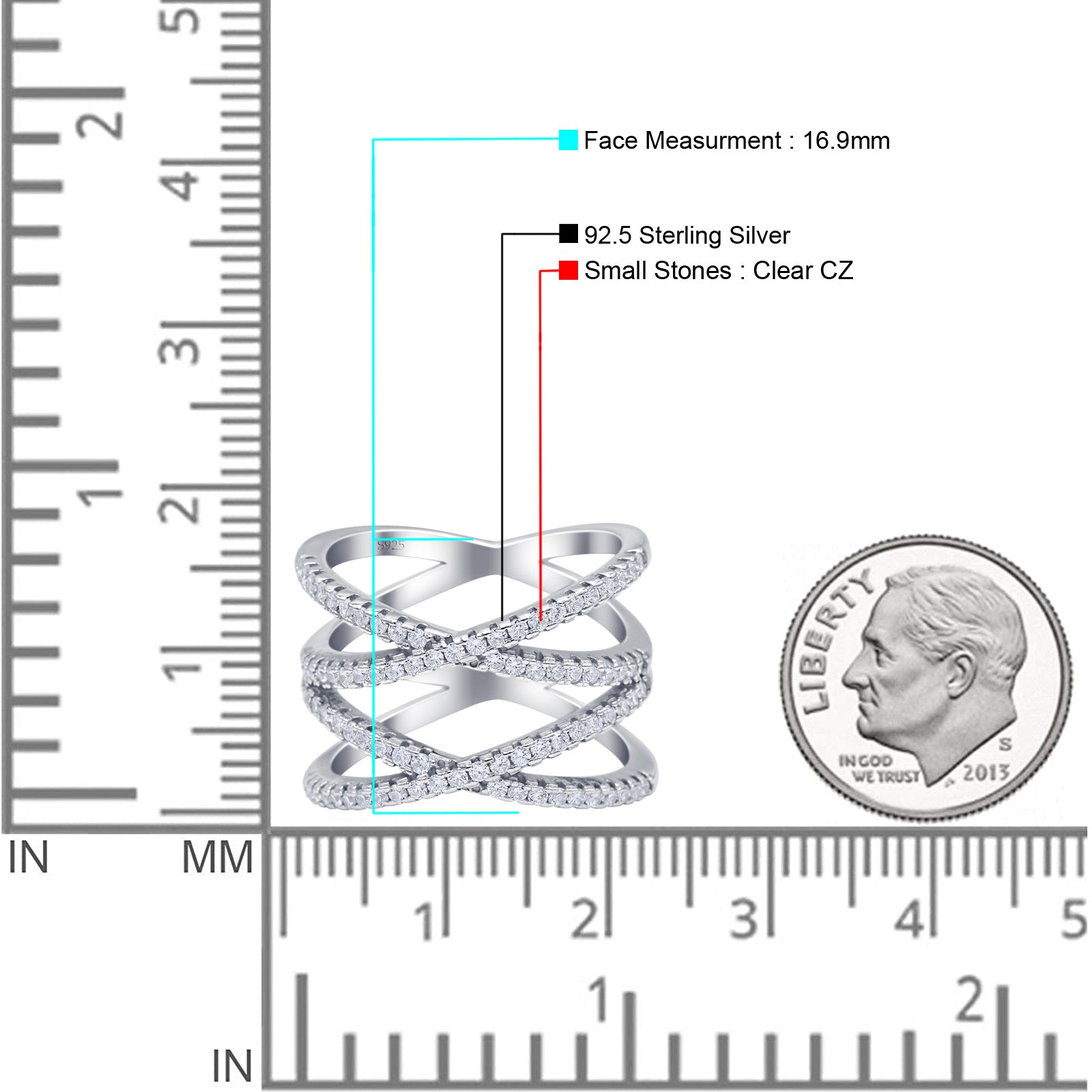 Crisscross Ring