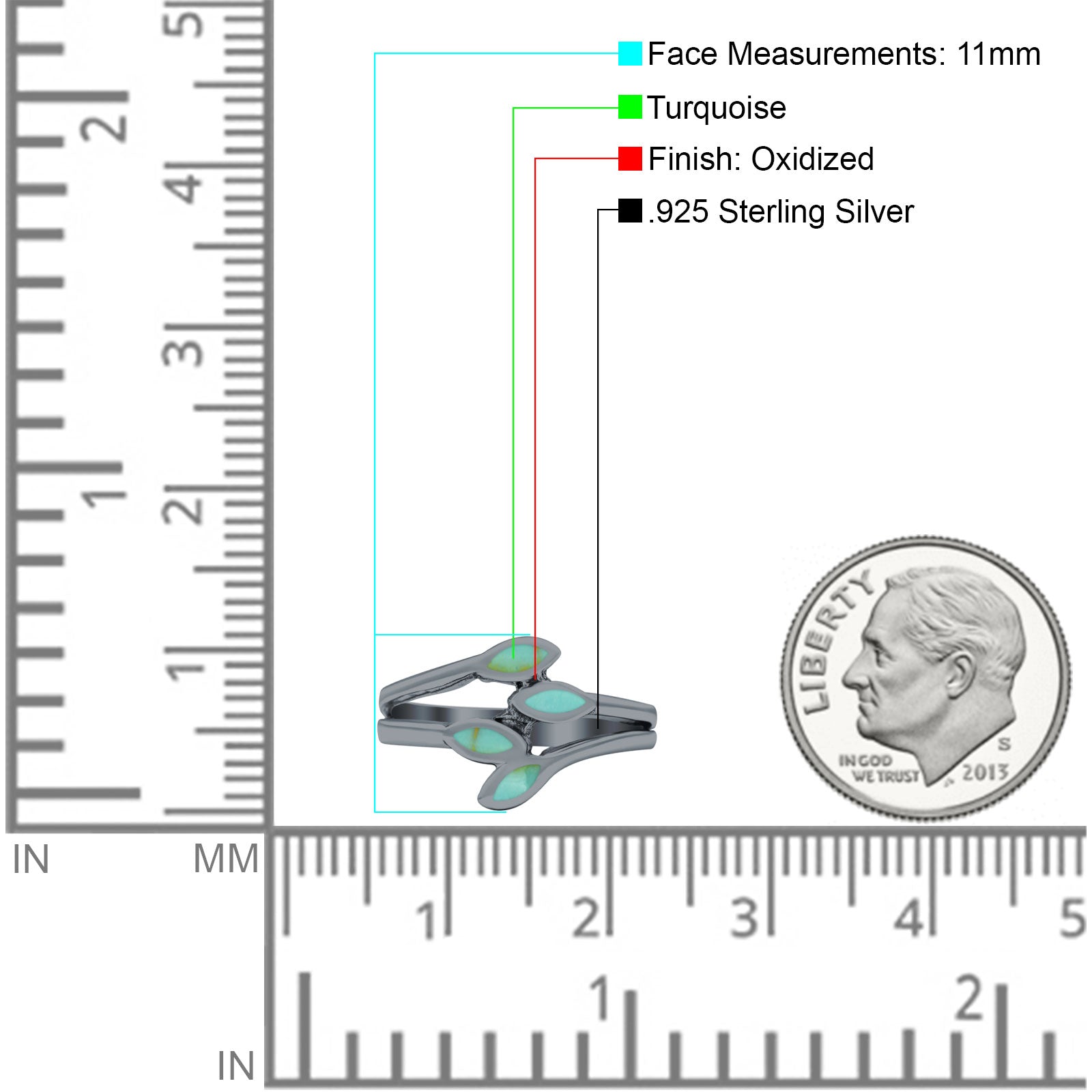 Vintage Style Marquise Lab Opal Ring Solid Oxidized 925 Sterling Silver