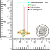 Vintage Style Marquise Lab Opal Ring Solid Oxidized 925 Sterling Silver