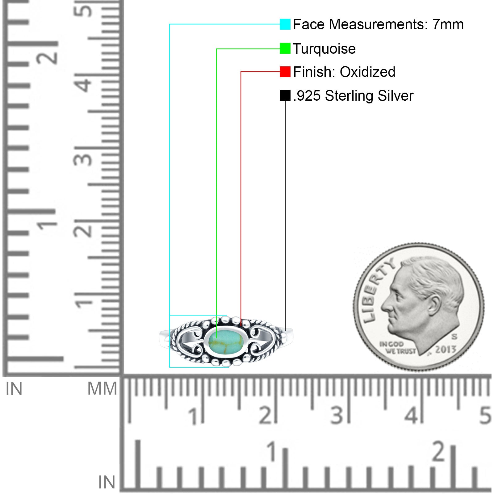 Vintage Style Oval Lab Opal Ring Solid Oxidized 925 Sterling Silver