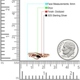 Celtic Infinity Pear Thumb Ring Fashion Oxidized Lab Created Opal Solid 925 Sterling Silver