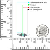 Vintage Style Oval Thumb Ring Statement Fashion Oxidized Lab Created Opal Solid 925 Sterling Silver