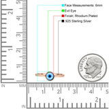 Evil Eye Ring 925 Sterling Silver