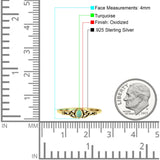 Weave Trinity Celtic Oval Thumb Ring Statement Fashion Oxidized Lab Created Opal 925 Sterling Silver