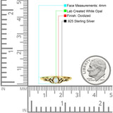 Weave Trinity Celtic Oval Thumb Ring Statement Fashion Oxidized Lab Created Opal 925 Sterling Silver