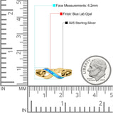 Infinity Wedding Engagement Ring Lab Created Opal 925 Sterling Silver