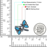 sterling silver butterfly ring