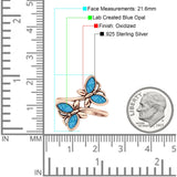 sterling silver butterfly ring