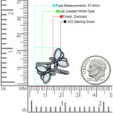 sterling silver butterfly ring