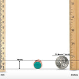 Half Ball Stud Earrings Round 925 Sterling Silver (5mm-16mm)