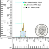 Cushion Leverback Earrings Cubic Zirconia 925 Sterling Silver