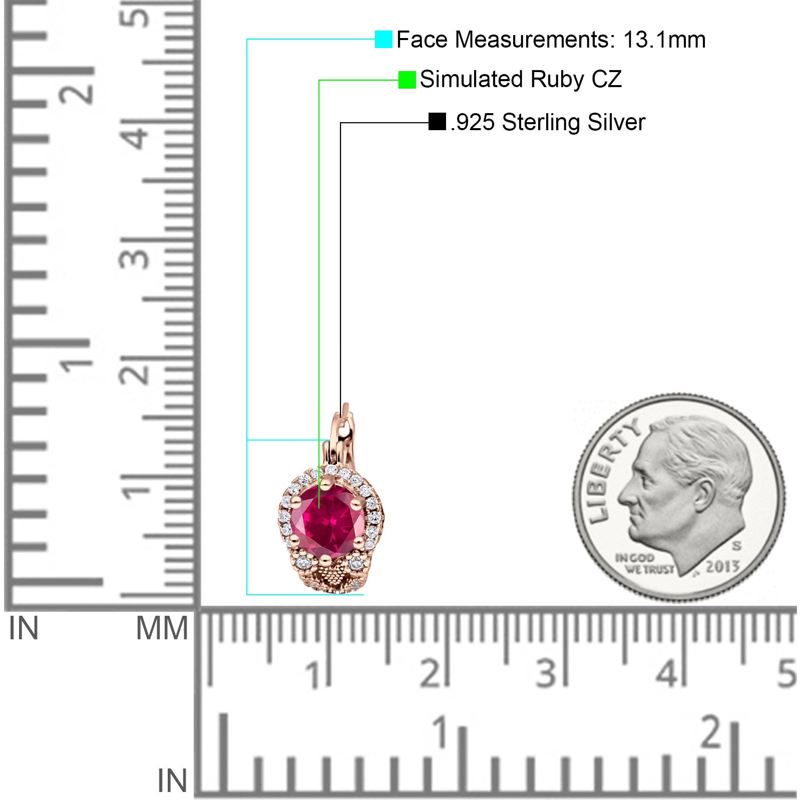 Halo Round Huggie Hoop Earrings Cubic Zirconia 925 Sterling Silver