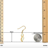 Marquise Drop Dangle Earrings Created Opal 925 Sterling Silver(30mm)