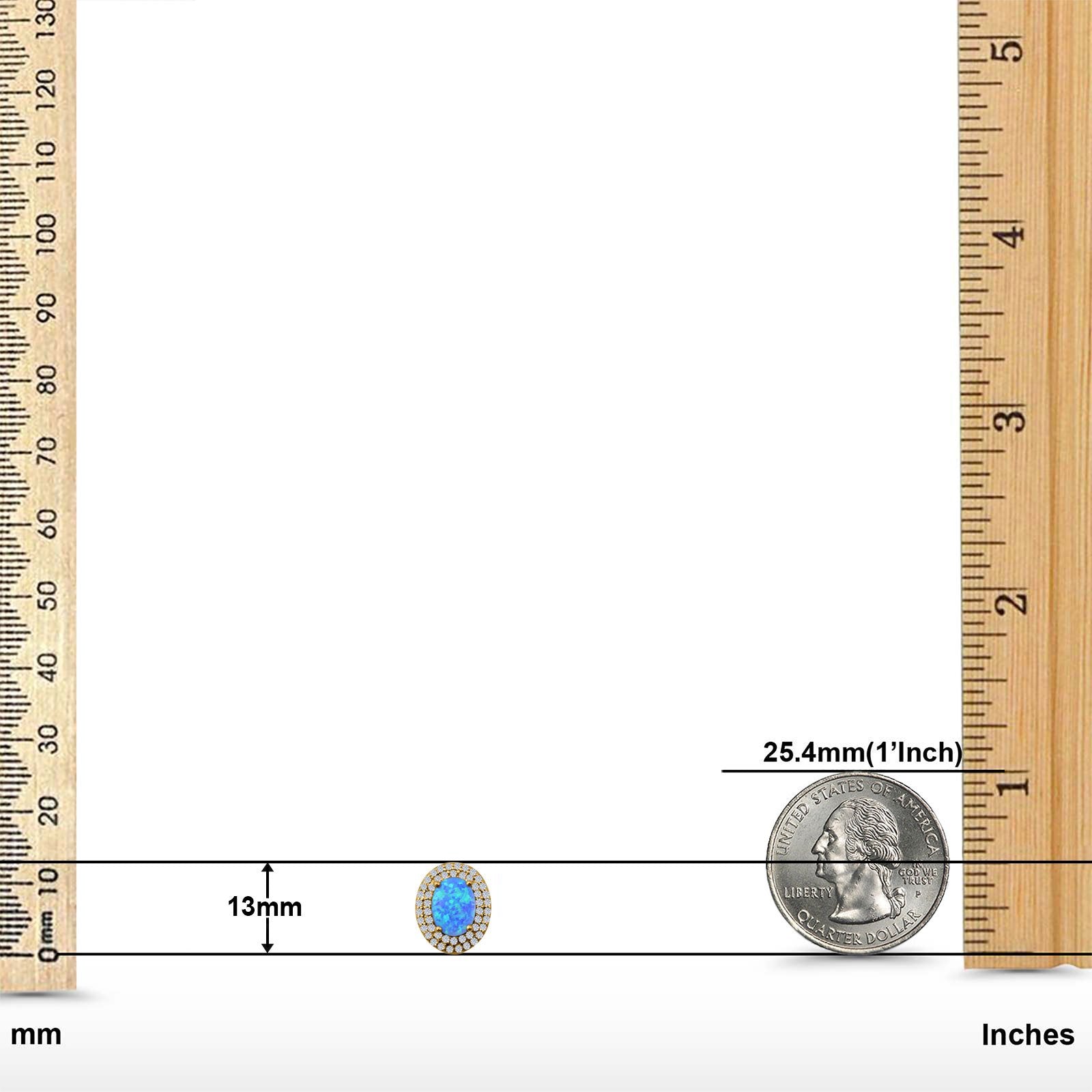Double Halo Stud Earrings Oval Lab Created Opal 925 Sterling Silver