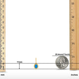 Dangling Leverback Earrings Created Opal 925 Sterling Silver (11mm)