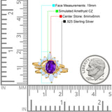 Three Piece Set Oval Lab White Opal Teardrop Art Deco Wedding Ring Vintage Band Simulated Cubic Zirconia Solid 925 Sterling Silver