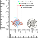 Three Piece Set Oval Lab White Opal Teardrop Art Deco Wedding Ring Vintage Band Simulated Cubic Zirconia Solid 925 Sterling Silver