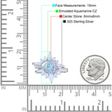 Three Piece Set Oval Lab White Opal Teardrop Art Deco Wedding Ring Vintage Band Simulated Cubic Zirconia Solid 925 Sterling Silver