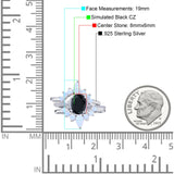 Three Piece Set Oval Lab White Opal Teardrop Art Deco Wedding Ring Vintage Band Simulated Cubic Zirconia Solid 925 Sterling Silver