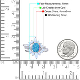 Three Piece Set Oval Lab White Opal Teardrop Art Deco Wedding Ring Vintage Band Simulated Cubic Zirconia Solid 925 Sterling Silver