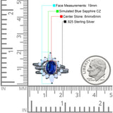 Three Piece Set Oval Lab White Opal Teardrop Art Deco Wedding Ring Vintage Band Simulated Cubic Zirconia Solid 925 Sterling Silver