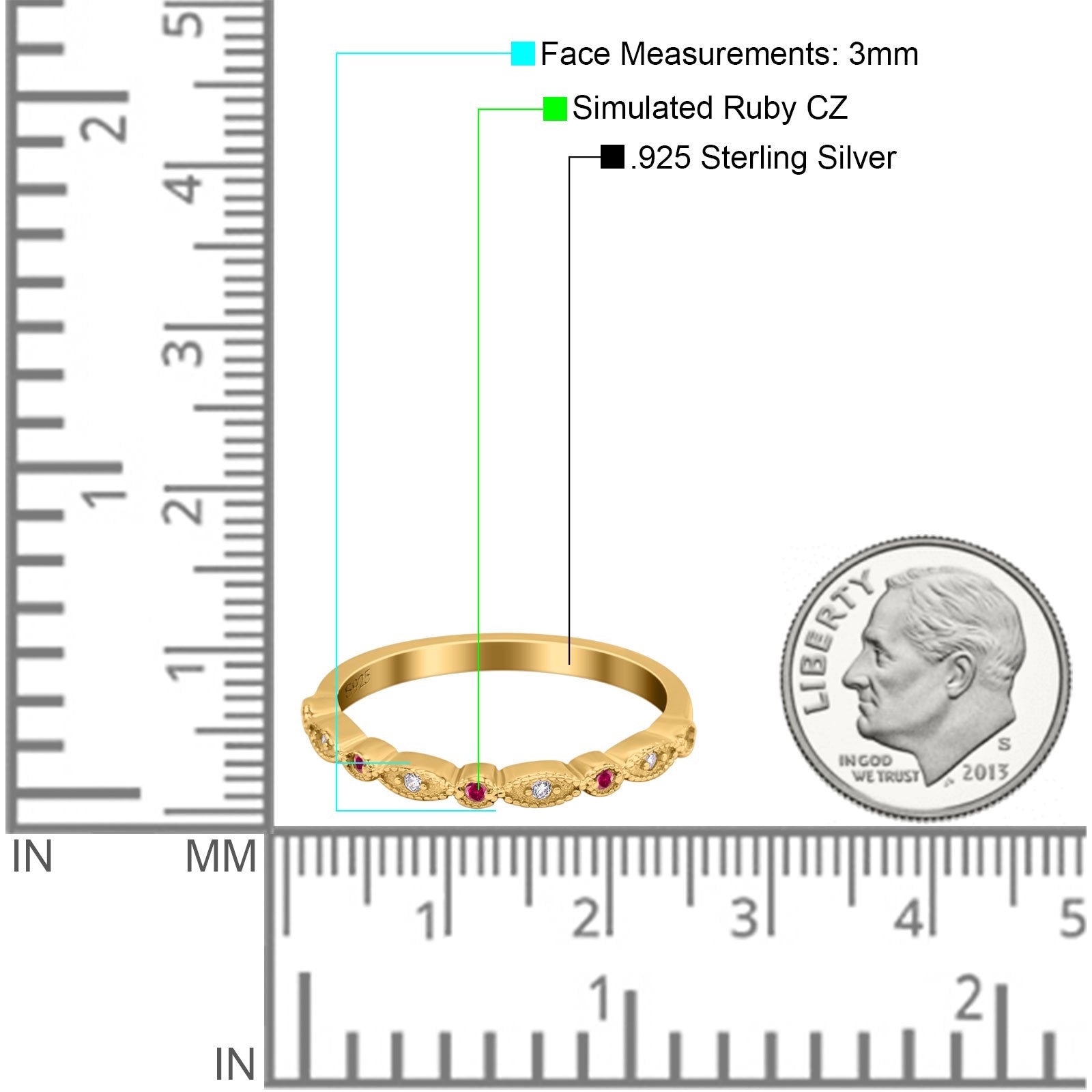 Half Eternity Wedding Band Ring Marquise Round Simulated Cubic Zirconia 925 Sterling Silver