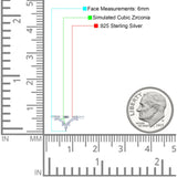 Curved Marquise Engagement Half Eternity Ring Simulated CZ 925 Sterling Silver