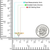 Curved Marquise Engagement Half Eternity Ring Simulated CZ 925 Sterling Silver