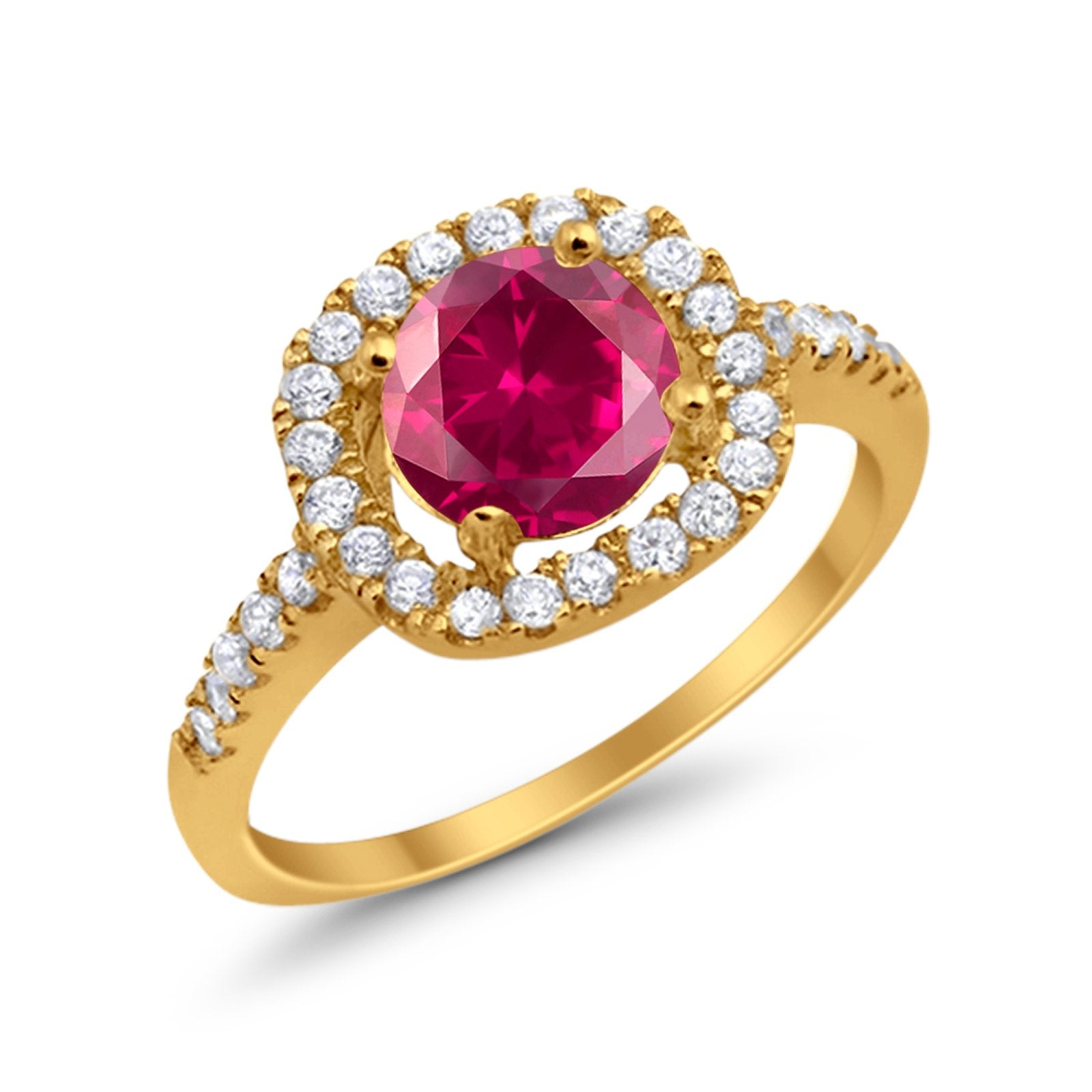 Solitaire Accent Wedding Ring Round Simulated CZ 925 Sterling Silver